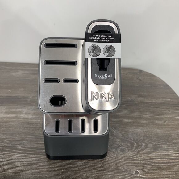 Ninja Knife Block Never Dull System Sharpener Gray K12010 - Picture 2 of 14